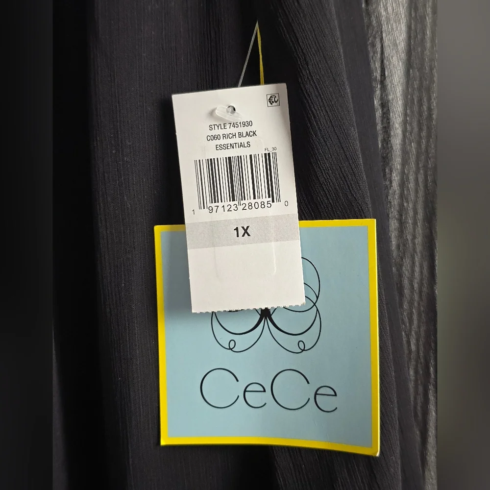 CeCe Black Long Sleeve Dress - Picture 5 of 12